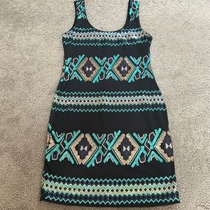 As U Wish Tank Bodycon Sheath Dress Navy Sequin Embellished Small